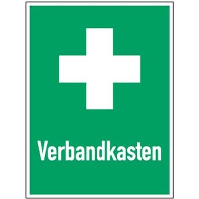 Schild Verbandkasten, ISO 7010, Kunststoff, 300x400 mm