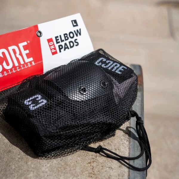 CORE Pro Elbow Pads (L - Schwarz/Grau)
