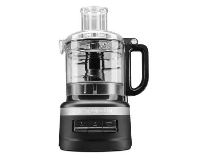 KitchenAid Robot de Cuisine 1.7L\, Hachoir & Mixeur Électrique 3 Vitesses\, Hache\, Râpe & Tranche\, Lames & Disques Inclus\, Moteur 250W\, Matte Black