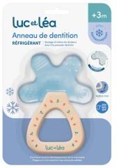 Luc et Léa Anneau de Dentition Réfrigérant Forme Hochet - Blister 1 anneau