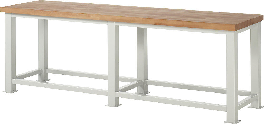 Schwerlast-Werkbank, Plattenstärke 50 mm, BxT 2500 x 700 mm RAU
