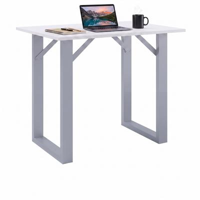 Bartisch VCM "Holz Bartisch Stehtisch Tisch Tresen Xona 140x50", weiß (silber, weiß), B:140cm T:50cm, Tische, Bartisch