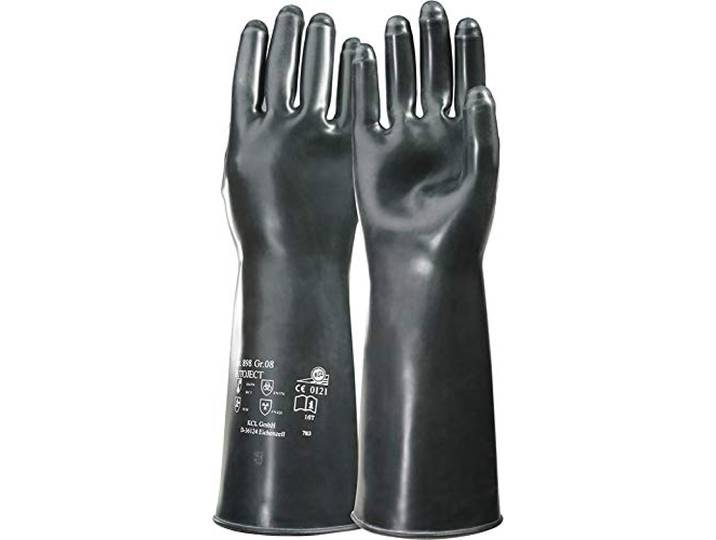 Chemie handschoen Butoject 898 Gr.8 zwart EN 388, EN 374 Cat.III