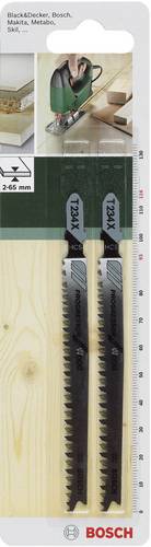 Bosch Accessories 2609256727 Stichsägeblatt HCS, T 234 X Progressor for Wood 2St.