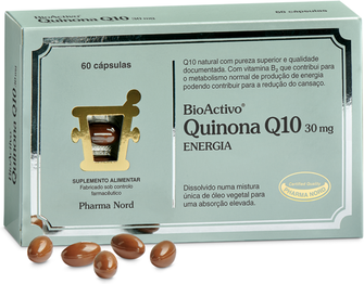 Bioactivo Suplemento Metabolismo Normal Quinona Q10 60 cápsulas