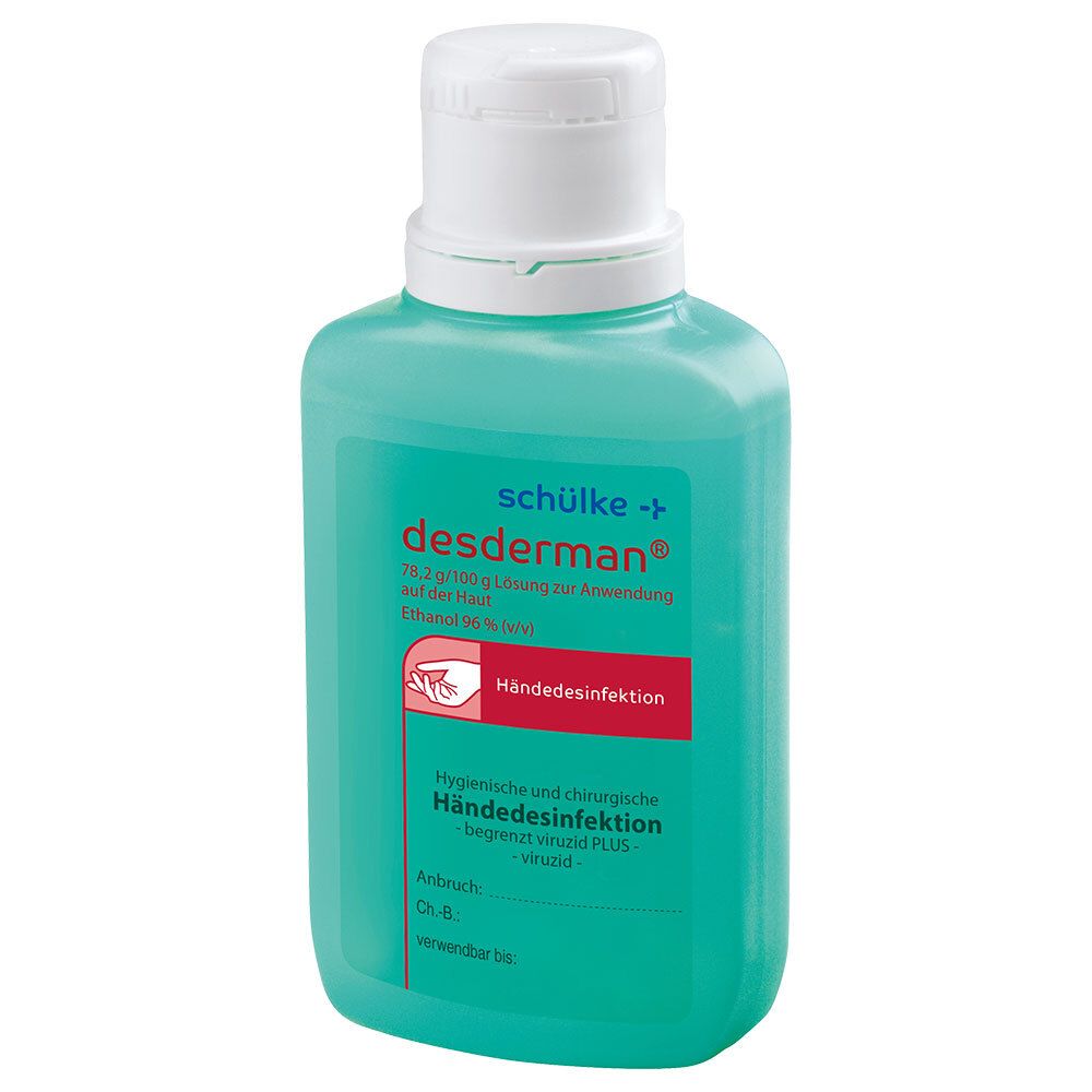 Desderman 78,2 g/100 g Lsg.z.Anw.a.d.Haut 100 ml Lösung