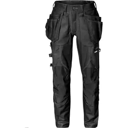 Damen Stretch Handwerkerhose "2605 FASG" - R38 - schwarz