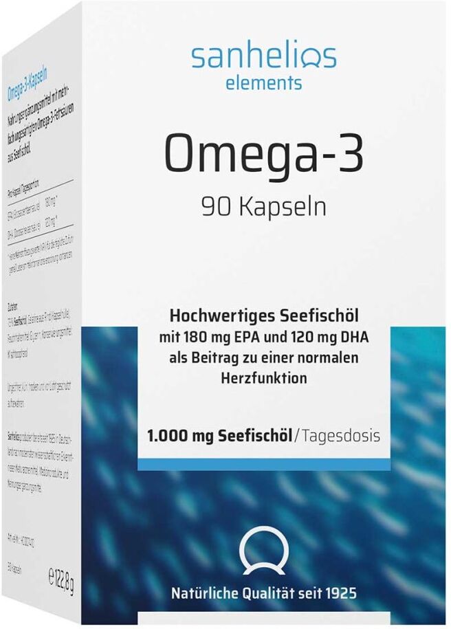Sanhelios Omega-3 Kapseln 1000 90stk
