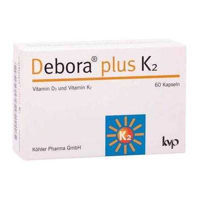 Köhler Pharma GmbH DEBORA plus K2 Kapseln 28,8 g 12510166