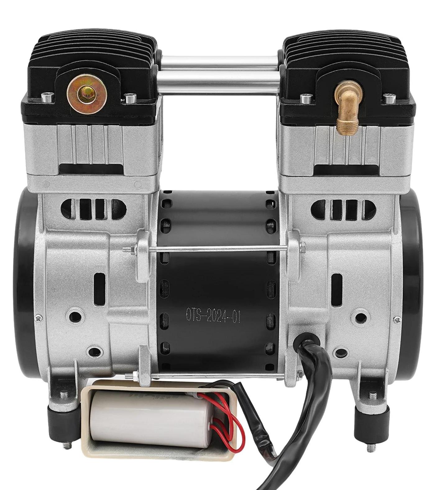 Luftkompressor - Pumpenkopf - 1500 W - 220 V 50 Hz - Reinkupfermotor - 0,7 MPa - 4 Schwingungsdämpfende Füße - Kondensatorkabel