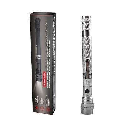 Magnetische Teleskop-Picking-Werkzeuge mit elastischem Hals, tragbare, ausziehbare magnetische LED-Teleskop-Taschenlampe, magnetische Pickup-Werkzeuge, Arbeitsleuchten, magnetische Taschenlampe,