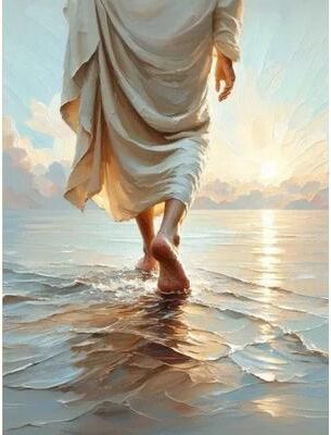 Uplift Essentials Sacred Heart & Holy Shepherd Canvas Art   Religious Belief Wall Decor style 10 6 X 8 In