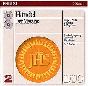 Colin Davis - Händel, Der Messias - Preis vom 11.10.2026 03:10:56 h