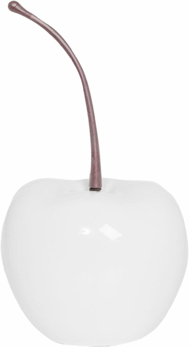 Decoratieve Fruit Sculptuur Handgemaakte Kers Glans Zwart XS
