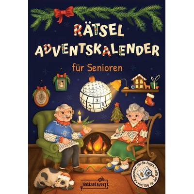 Rätsel Adventskalender für Senioren, Taschenbuch von Rätsel Werft, Rätsel Werft, 978-94-039-4206-3