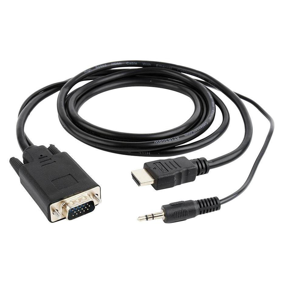 Gembird A-HDMI-VGA-03-10 Videokabel-Adapter HDMI + (3 m) (A-HDMI-VGA-03-10)