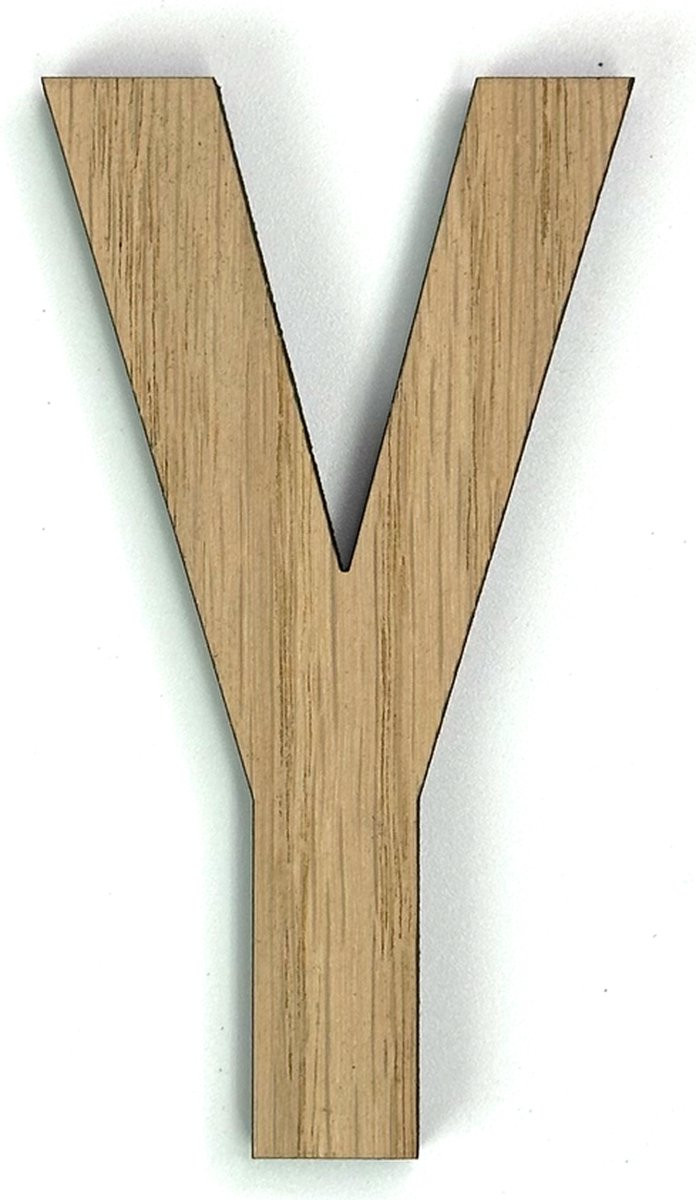 MGM Trading Houten letter Y, Hoogte: 37 cm