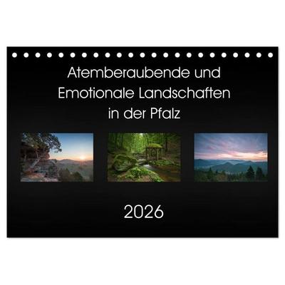 Atemberaubende und Emotionale Landschaften in der Pfalz (Tischkalender 2026 DIN A5 quer), CALVENDO Monatskalender