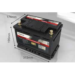 FORSTER 12.8V | 85Ah | LiFePO4 | Heavy Duty Automotive Lithium... - 0% MwST. (Angebot gemäß §12 USt Gesetz.)