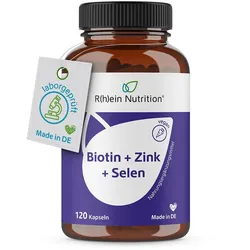 BIOTIN+ZINK+Selen f.Haut Haare & Nägel Kapseln 120 St