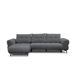 ECKSOFA SALVINI 4-Sitzer, graphitfarben