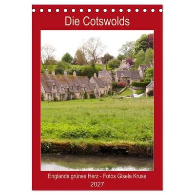 Die Cotswolds Englands grünes Herz (Tischkalender 2027 DIN A5 hoch), CALVENDO Monatskalender