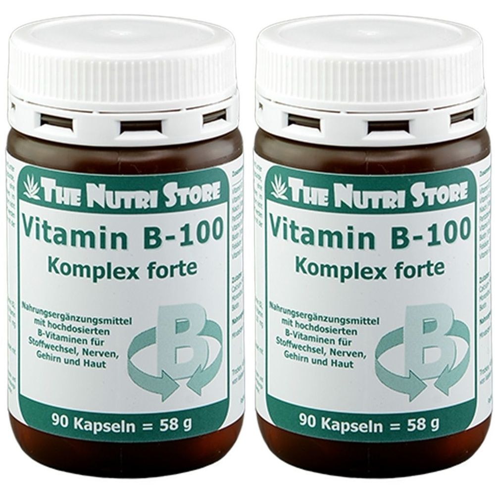 Vitamin B 100 Komplex forte Kapseln 2x 2x90 St