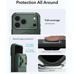 ESR - Cyber Halolock - iPhone 18 Pro Max / iPhone 17 Pro Max - Green (Apple iPhone 17 Pro Max, Apple iPhone 18 Pro Max), Smartphone Hülle, Grün