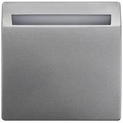 Siemens 5TG4830-1 DELTA style Hotelcard-Schalter beleuchtet, platinmetallic 5TG48301