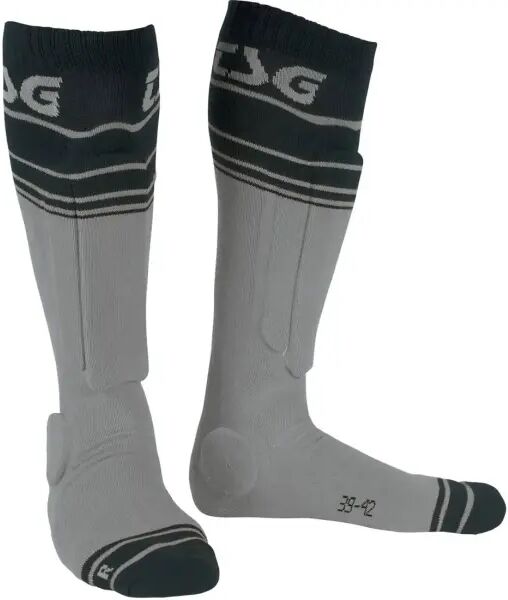 TSG Riot Protektoren Socken (43-46 - Grey-striped)