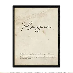 POSTER Wortkunst Vintage A4 Rahmenlos