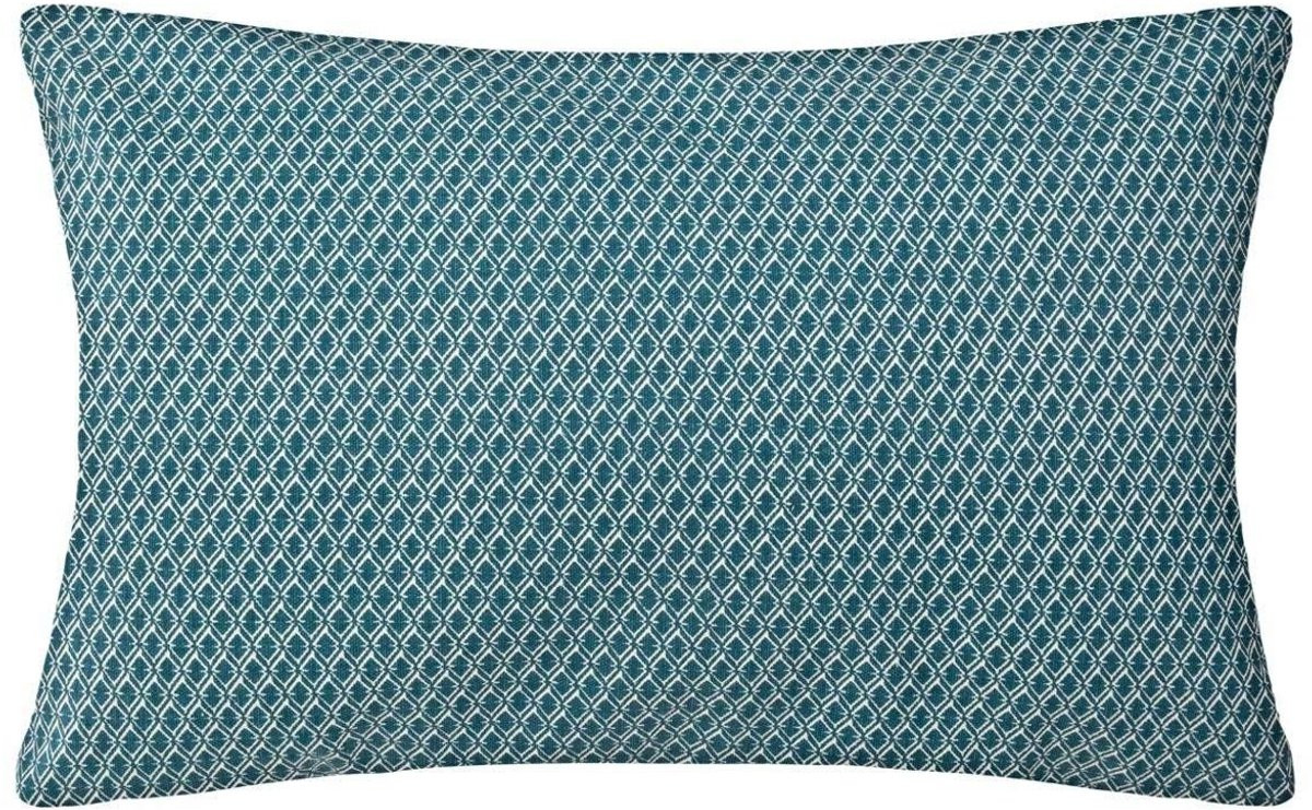 Atmosphera Kussen Otto-Motief Blaugroen Katoen 30 x 50 cm
