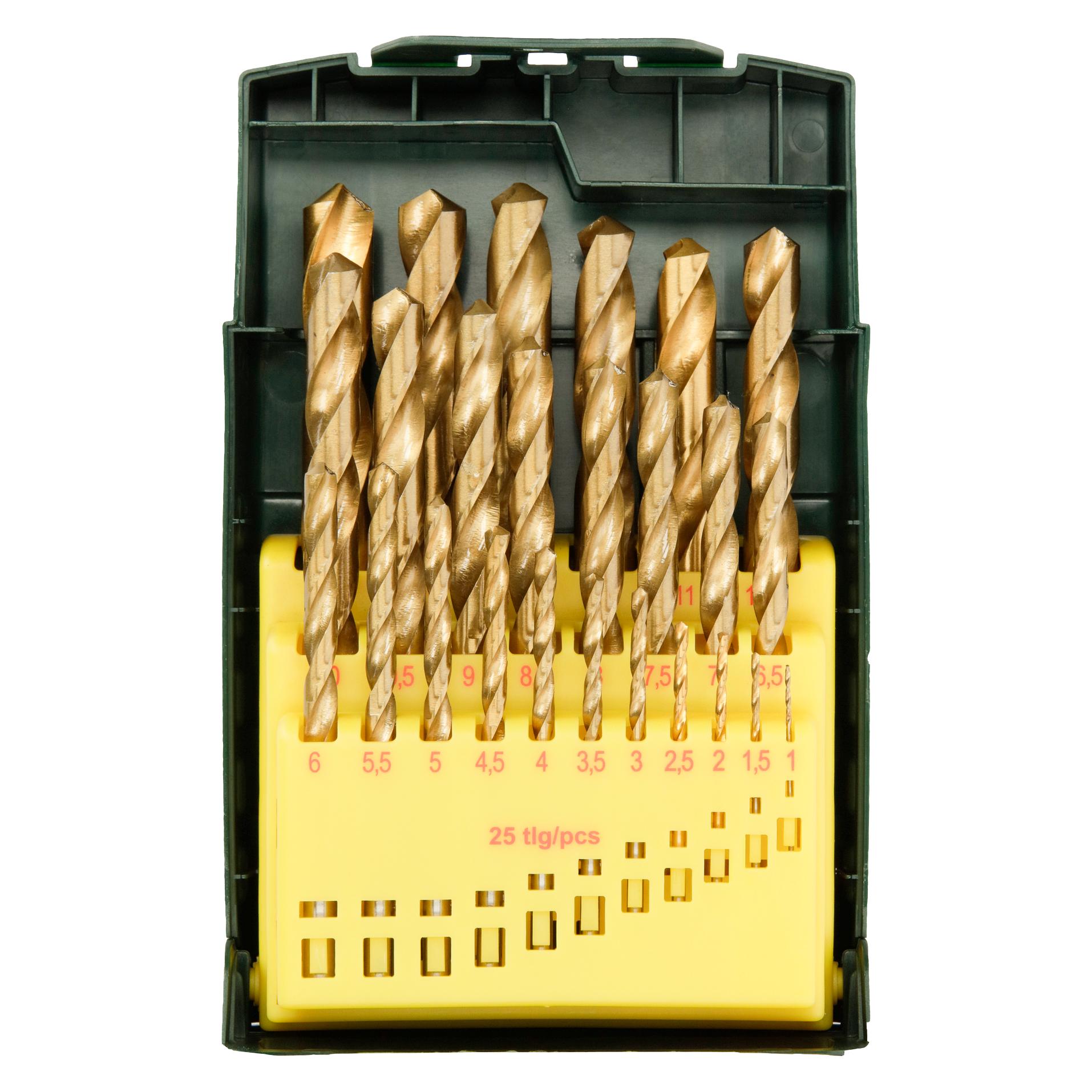 Bosch Professional Zubehör HSS-TiN-Metallbohrer-Set (2607017154)