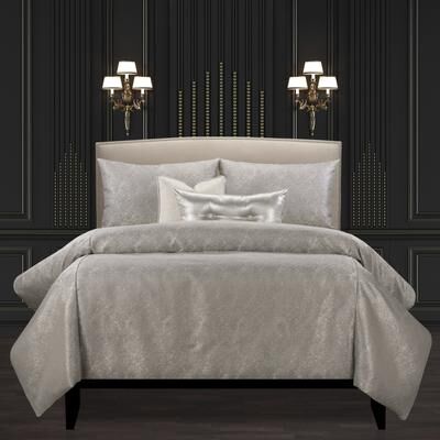 F Scott Fitzgerald Jazz Club Silver Luxury Bedding Set
