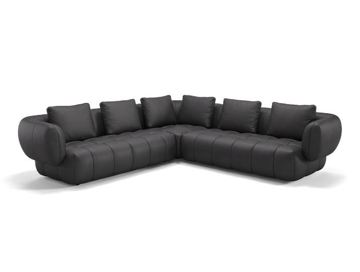 Leder Wohnlandschaft MARE Designcouch Ecksofa Polsterecke