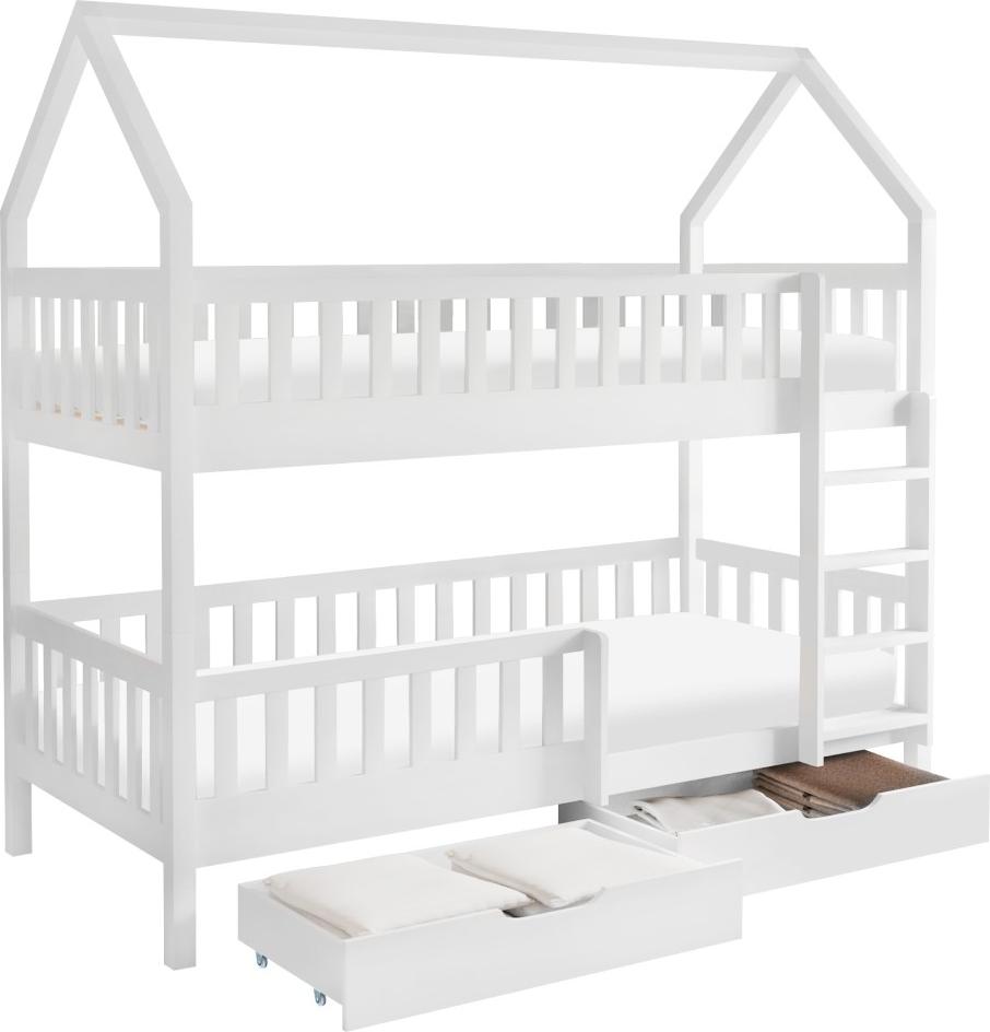 Kondela Montessori Etagenbett Venita Typ 2 - Weiß