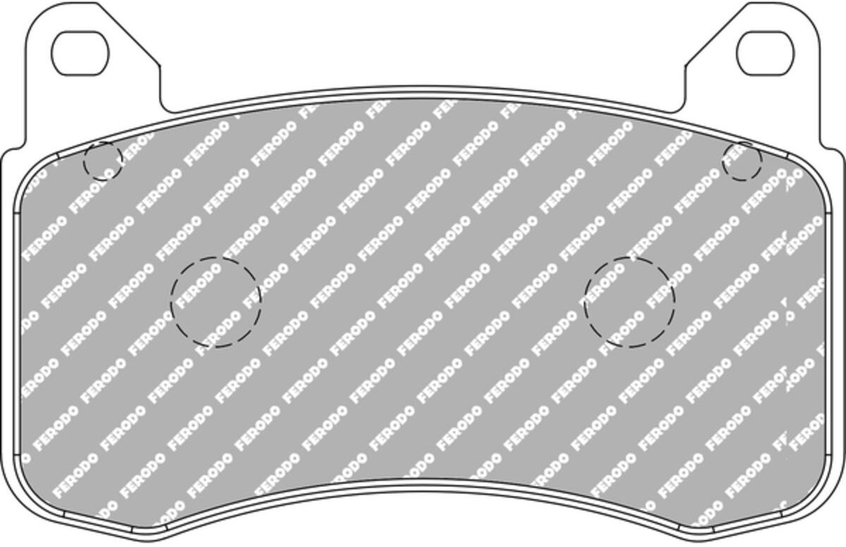 Hochleistungs-Bremsbelagsatz DS2500 FERODO FRP3161H