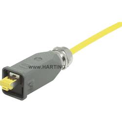 HARTING RJ45 Industrial Steckverbinder-Set Stift gerade, 8-polig, Schneidklemmanschluss (IDC-Kontakte) Kategorie Cat. 09451151560