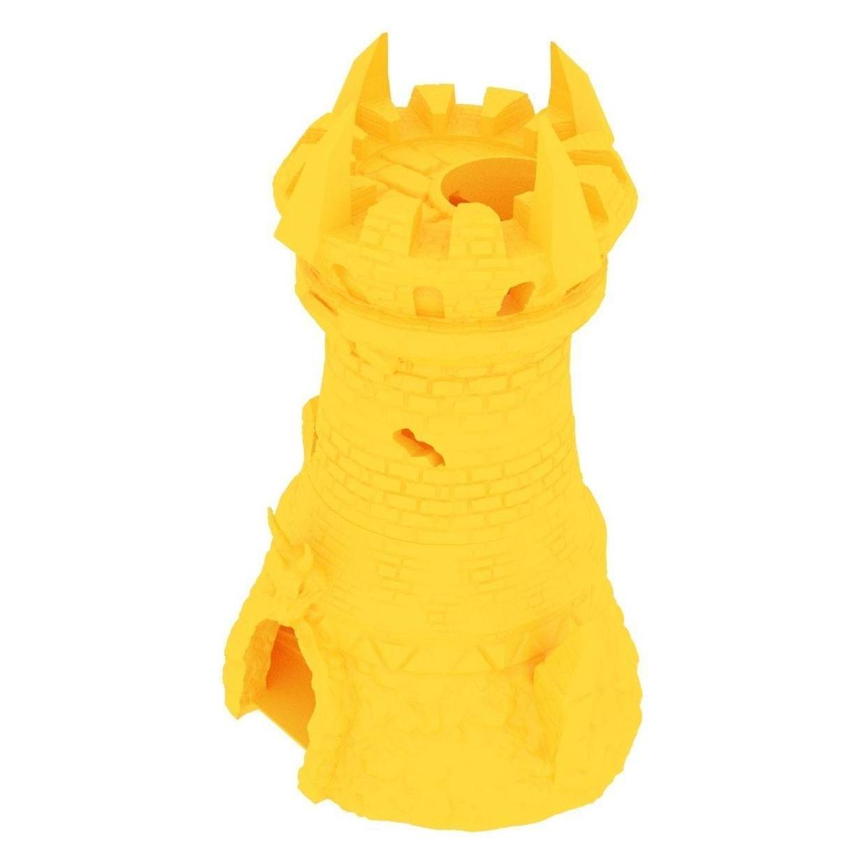 Feldherr Fates End Dice Tower Fighter gelb - 3D gedruckter Würfelturm (Kunststoff) (376946)