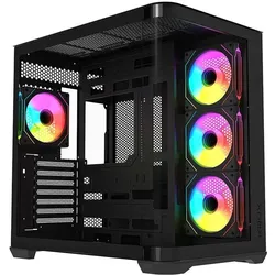 Krux Obudowa obudowa Tano (ATX, E-ATX, mATX, Mini-ITX), PC Gehäuse, Schwarz