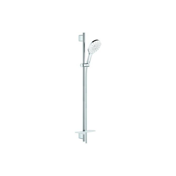 Grohe Rainshower Brausegarnitur 26594LS0 moon white, 900mm, 3 Strahlarten, Durchflussbegrenzer 9,5 l/min