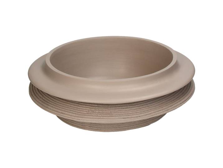 Schale Levend sand Glas D 28 cm H 9.5 cm