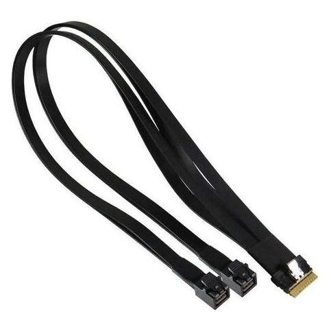 Supermicro CBL-SAST-1276F-100 Slimline x8 (STR) to Slimline x4 (STR) 64cm (CBL-SAST-1276F-100)