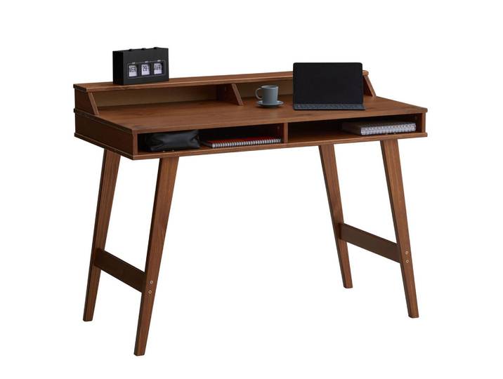 Idimex Schreibtisch Luna Kastanie, Kastanienfarben, Holz, Holz, Kiefer, Mode, 54x83x110 cm, Büromöbel, Schreibtische, Schreibtische