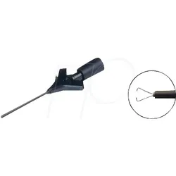 MICRO KLEPS SW - Miniatur-Klemmprüfspitze, 0,64 mm, schwarz