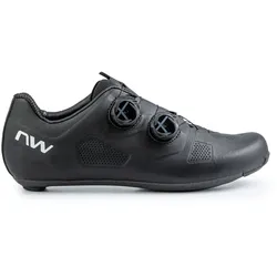 Northwave Revolution Rennradschuhe - black/white - 46