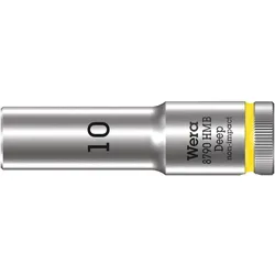 Wera 8790 HMB Deep Steckschlüsseleinsatz mit 3/8"-Antrieb Leuchtgelb - 05004532001 - Leuchtgelb
