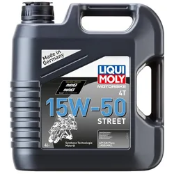 Motoröl LIQUI MOLY 1689 Motorbike 4T 15W-50 Street 4 Takt synthetisch 4 Liter