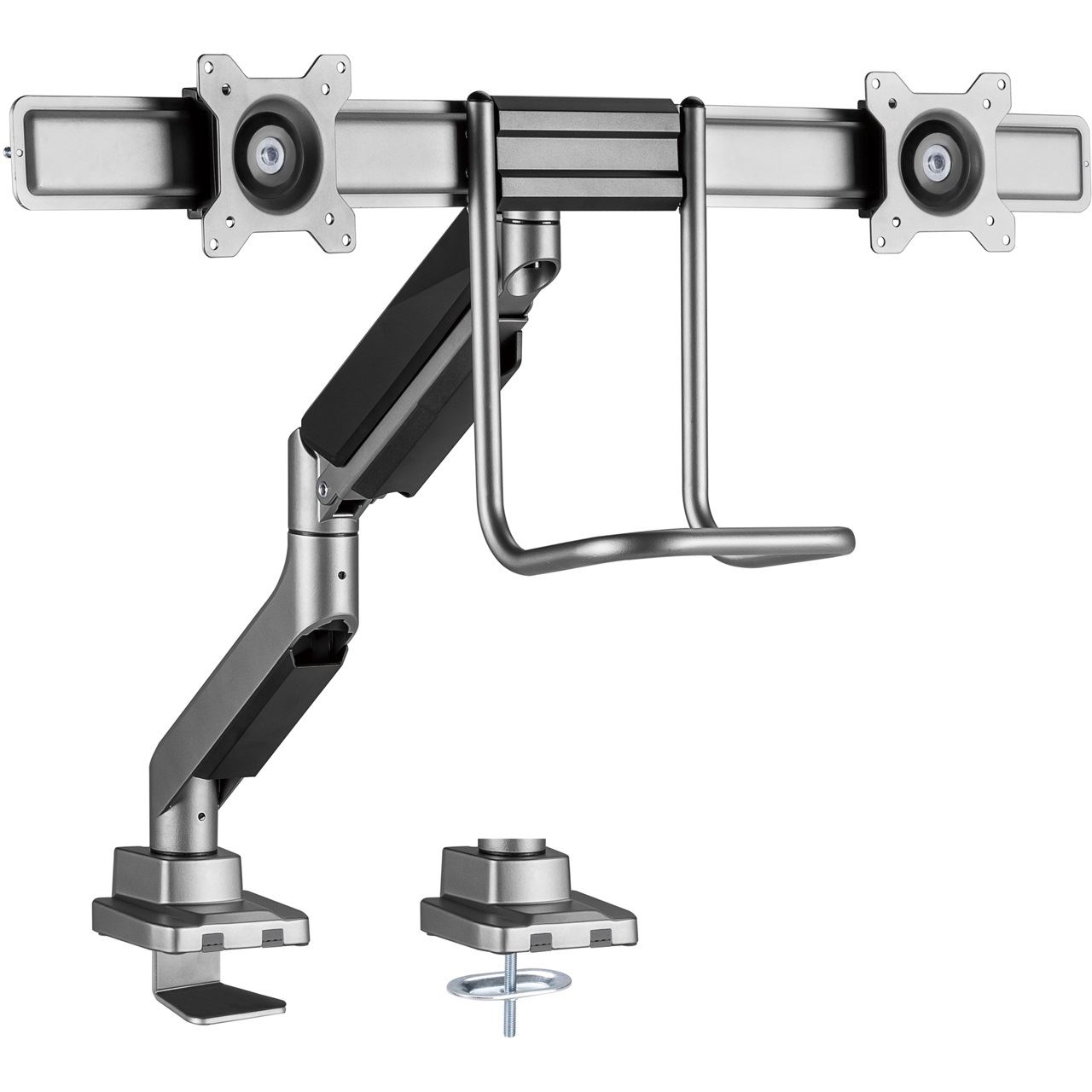 Equip Tischhalterung 17"-32"/ 2TFT je 9kg 360° gr