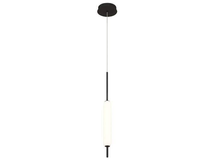 Suspension Acier, Verre Blanc Noir Mat